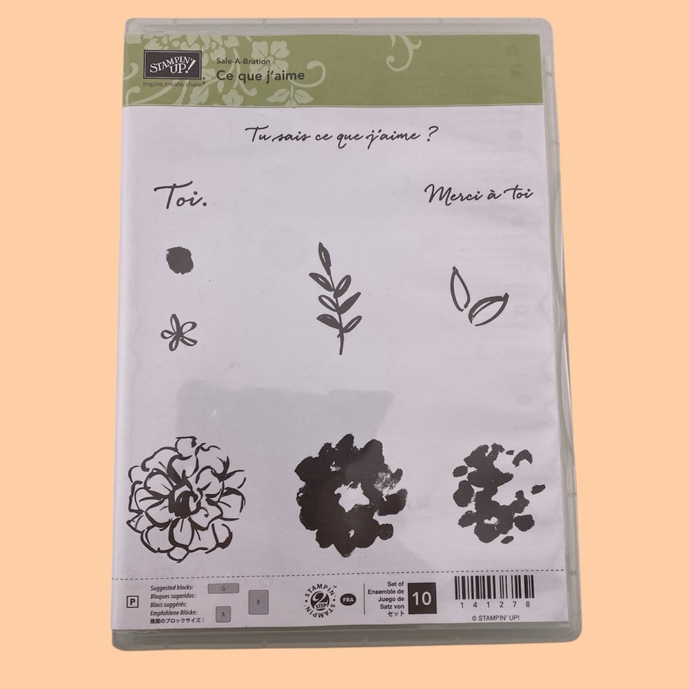 🍒 Stampin’ Up! 🍒 « Ce que j’aime » Stamps Set